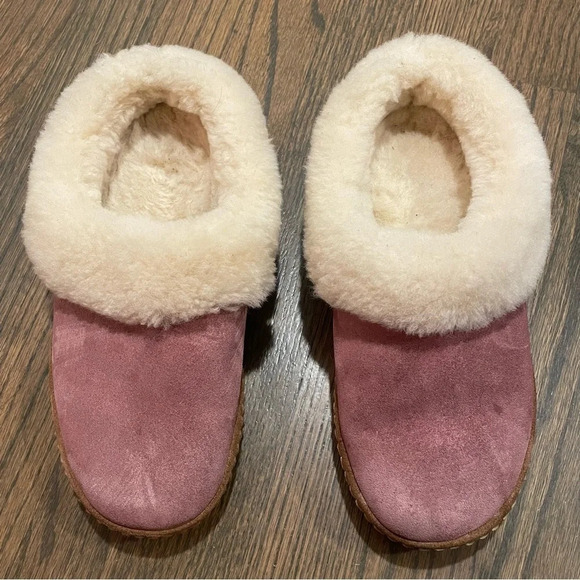 L.L.Bean Wicked Good Squam Lake Slipper in Pale Mauve Women's 6 - Picture 1 of 13